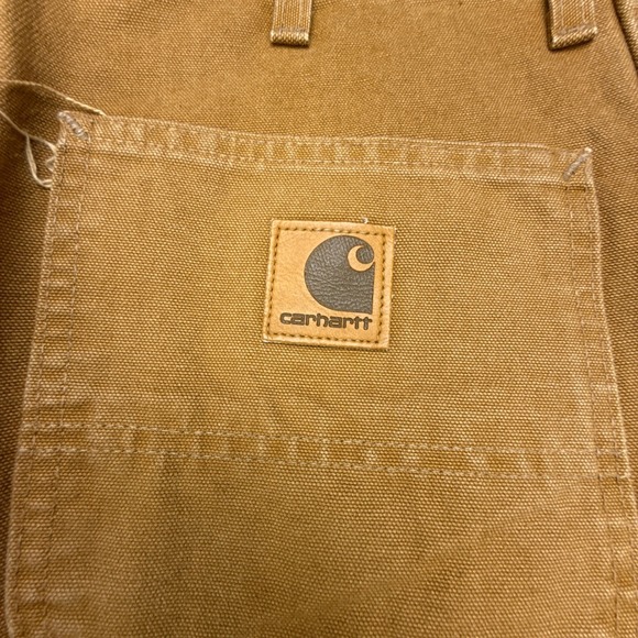 Carhartt B11 Washed Duck Work Pants Brown 33x36 Canvas Carpenter USA NOS NWT